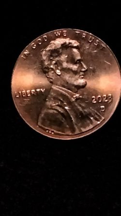 Beautiful 2023 D Rainbow One Cent Coin