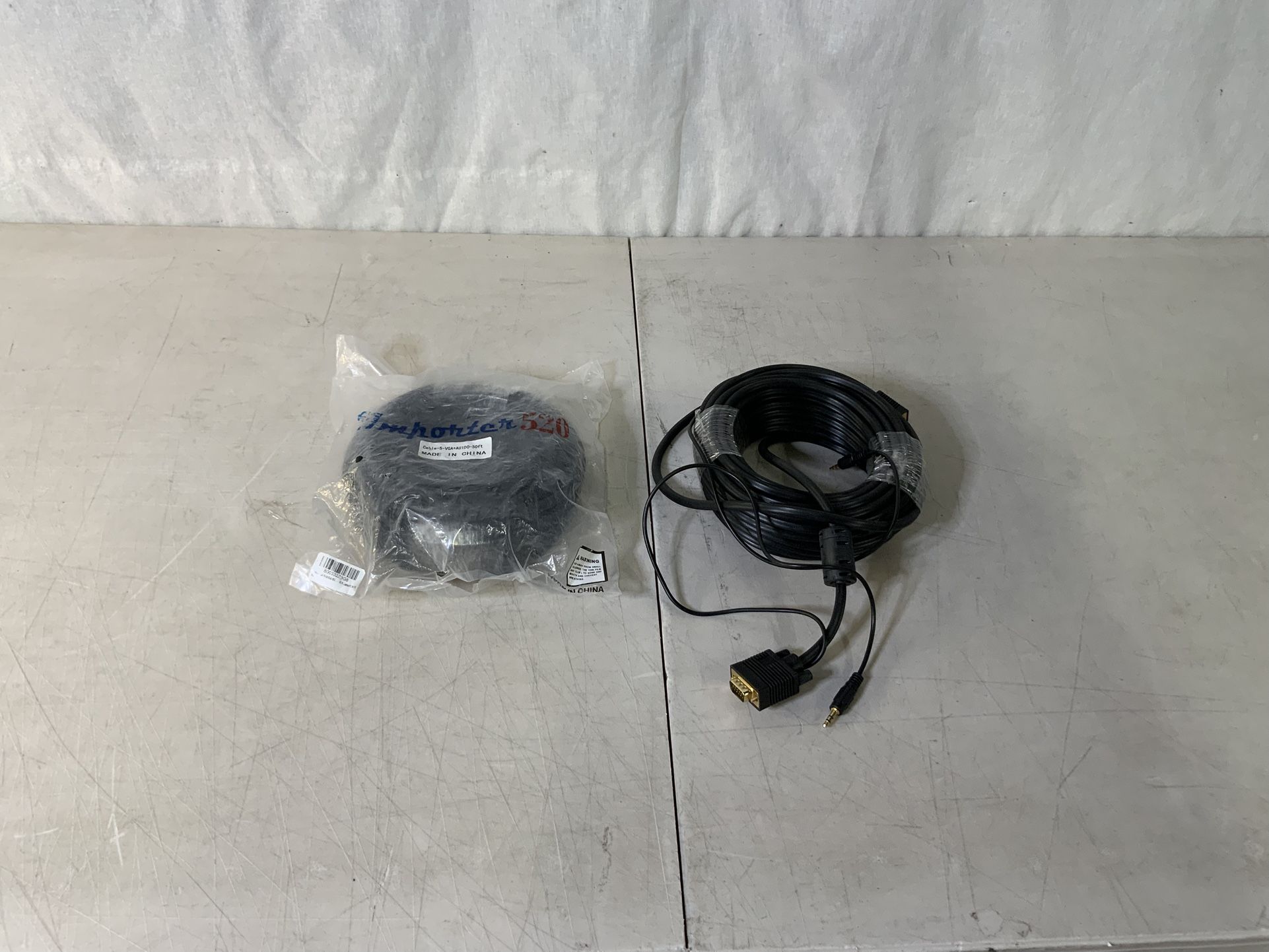 Cable VGA/SVGA/XGA/SXG+Audio 50ft For Laptop/PC To TV - GRADE A