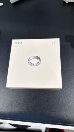 Used Oura ring silver size 8