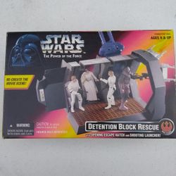 Brand New 1996 Kenner Star Wars Detention Block Rescue Play Set