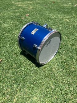 Vento Blue Wood Rack Tom Drum, Single 1-Piece Tom Drum Included