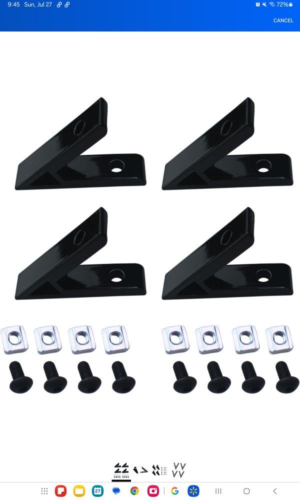 4 Pcs 45 Degree Angle Bracket For 2020 Series Aluminum Extrusion Profile (41)