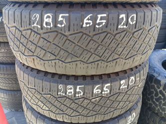 285/65R20 Goodyear Wrangler Tires (2) Installed
