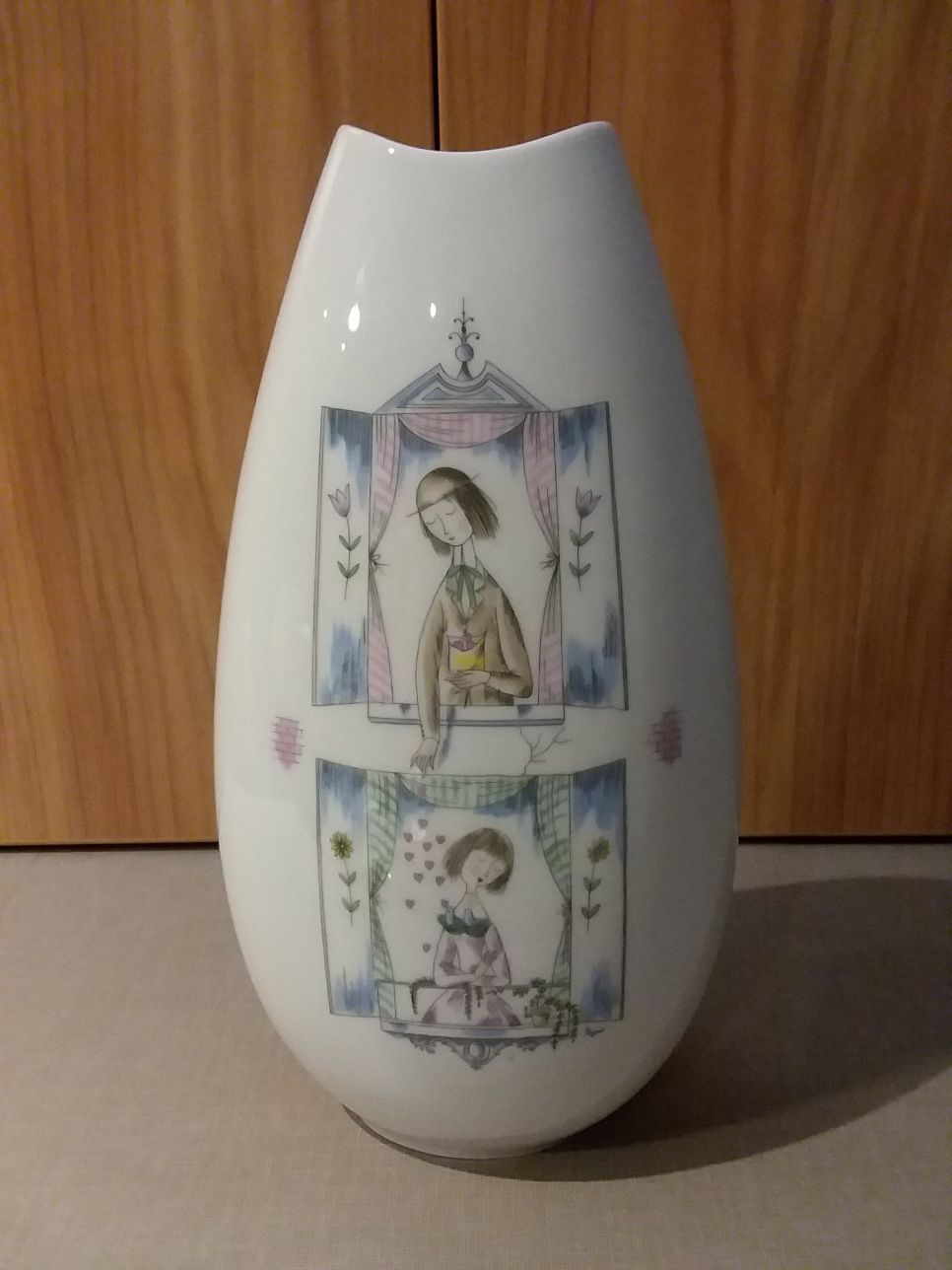 Vintage Rosenthal Scene Vase