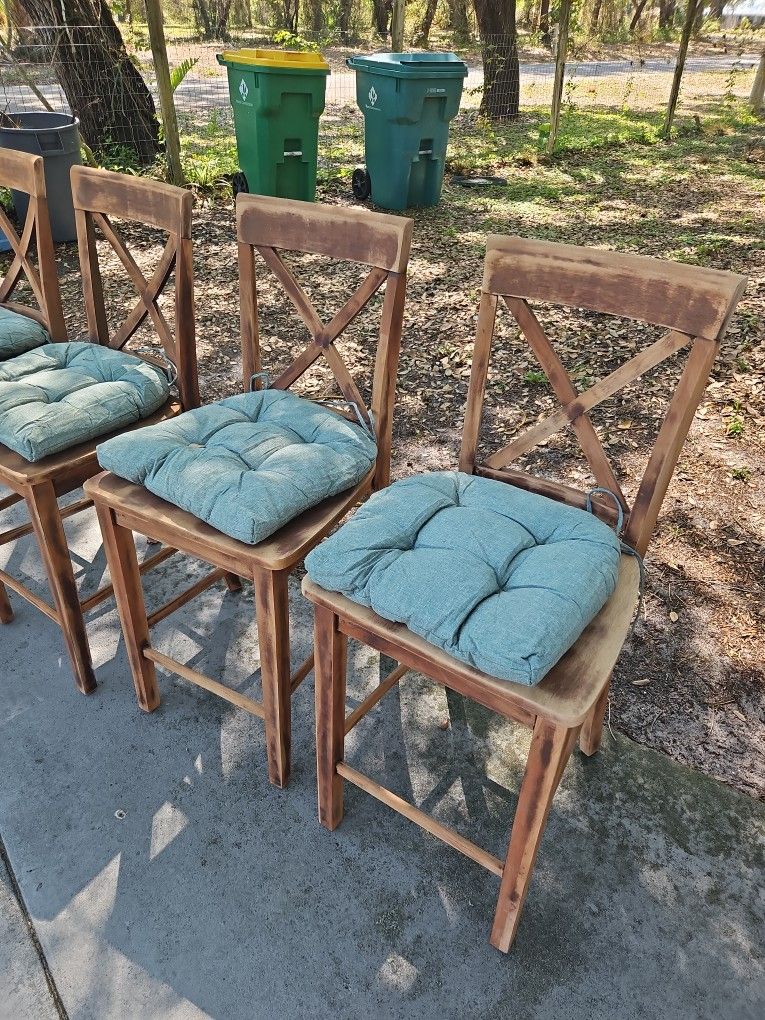 Wooden Bar Stools