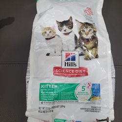 Hill'S Science Diet Dry Cat Food, Kitten, Chicken Recipe, 3.5 Lb. Bag (Packaging