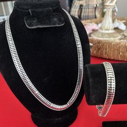 Cleopatra Sterling Silver Jewelry Set