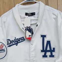 LA Dodgers White Pro Jacket With Tags