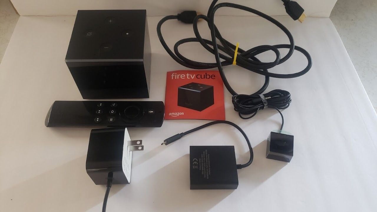 Amazon Fire TV Cube 1st Gen EX69VW Ultra HD Streaming with Alexa