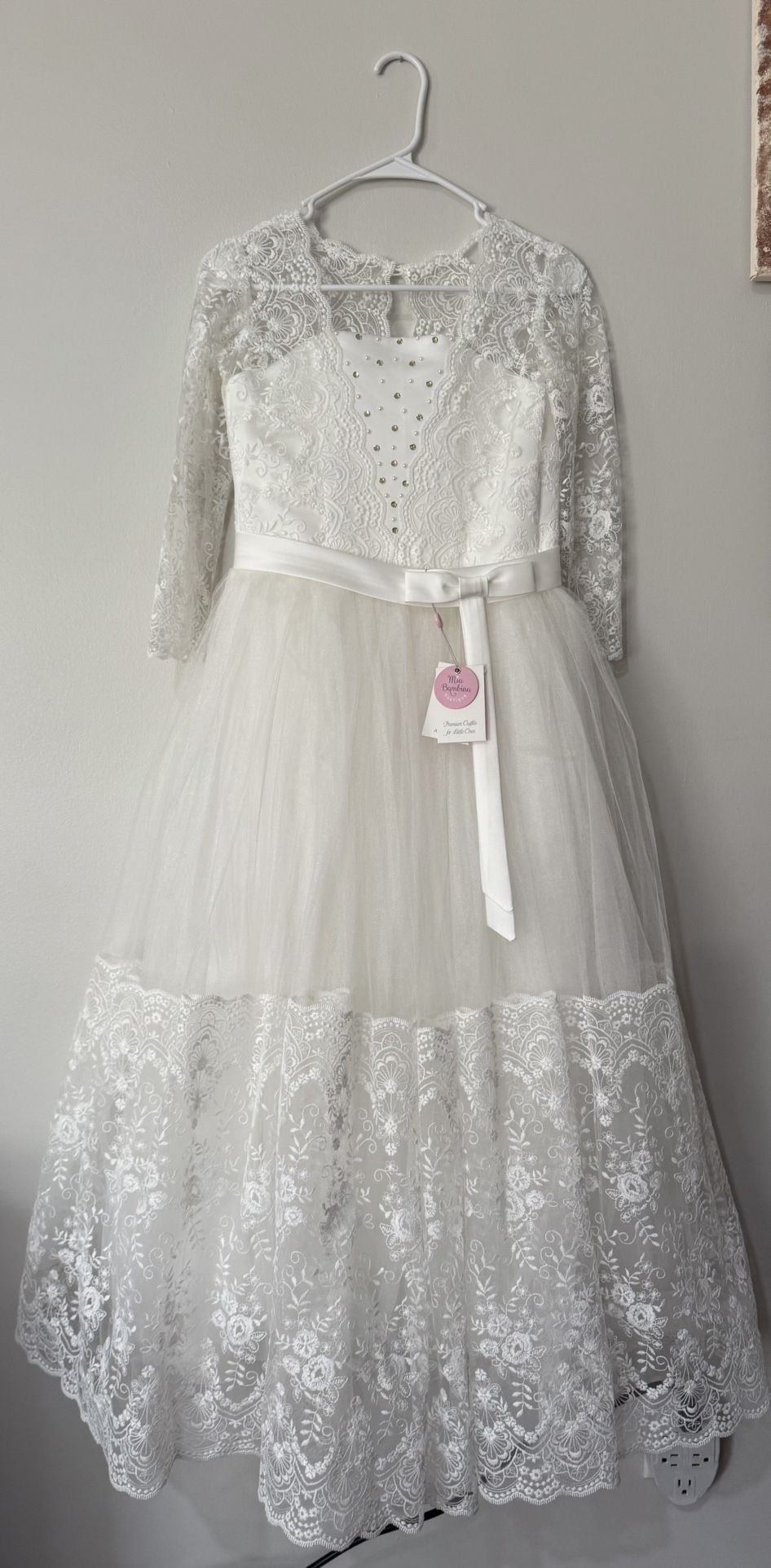 White First Communion Dress Brand New