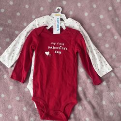 Valentine’s Baby Onesie Shirts 
