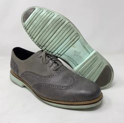 Cole Haan Great Jones Wing Tip Men US 13M Gray Oxford Shoes C11525