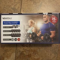 Vivitar Adjustable Dumbbell Weights