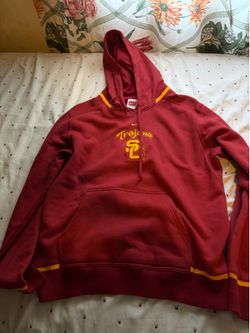usc nike center swoosh hoodie vintage y2k YOUTH size large