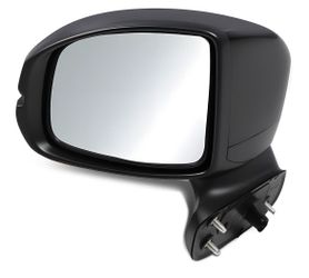 Left Side Mirror Assembly Compatible with Fit 2015-2020 3Pins Power, Manual Folding, Side Door Mirror, Black, HO1320332