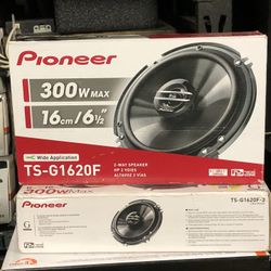 Pioneer TSG1620F-2 G-Series 6.5" 2-Way Coaxial Car Audio Speakers