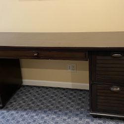 Pottery Barn 72” Solid Wood Desk