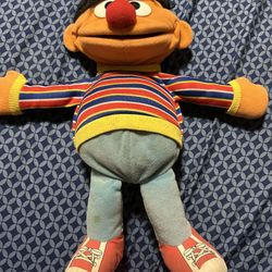 Vintage 1986 Sesame Street Ernie Plush 14”