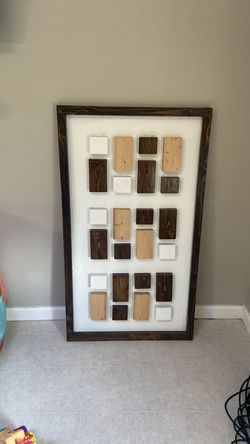 wooden wall hanging