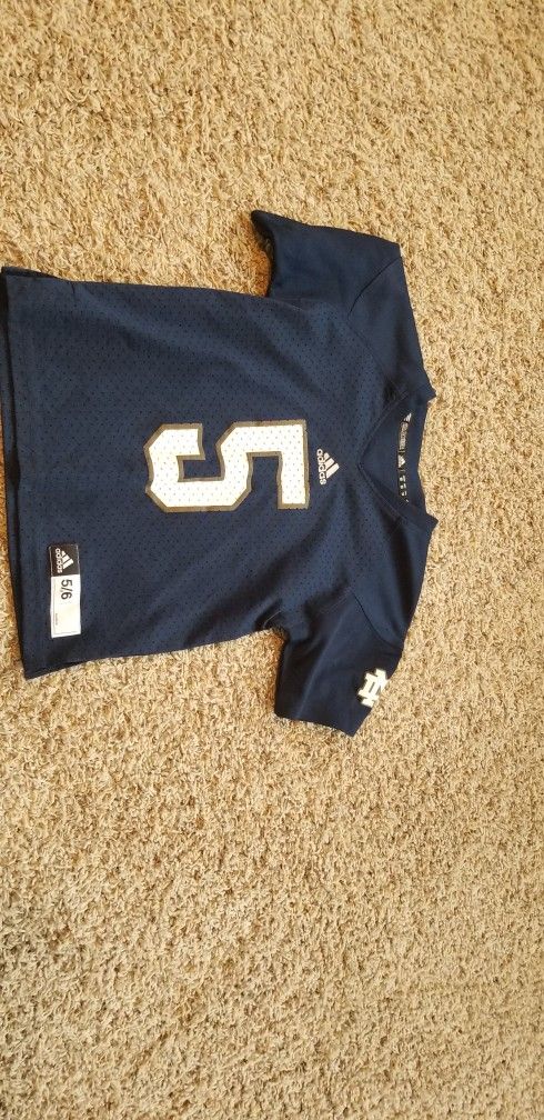 Notre Dame Jersey Size 5/6
