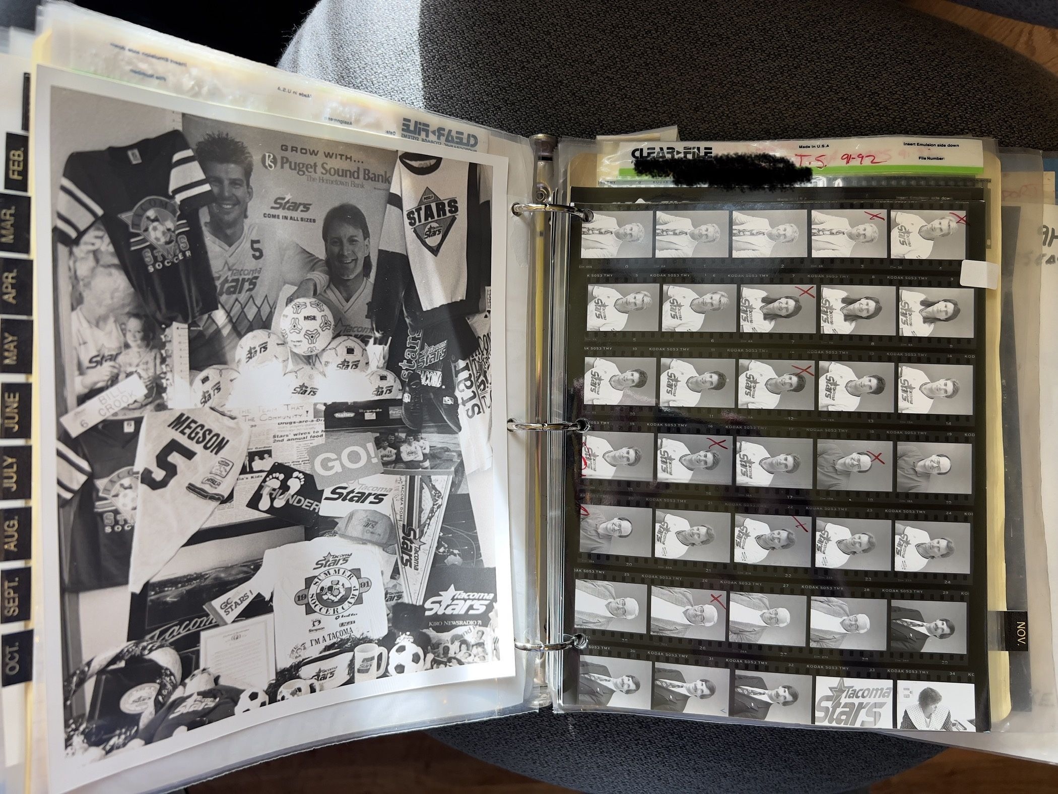 Tacoma Stars 91-92 Season Negatives And Photographs.