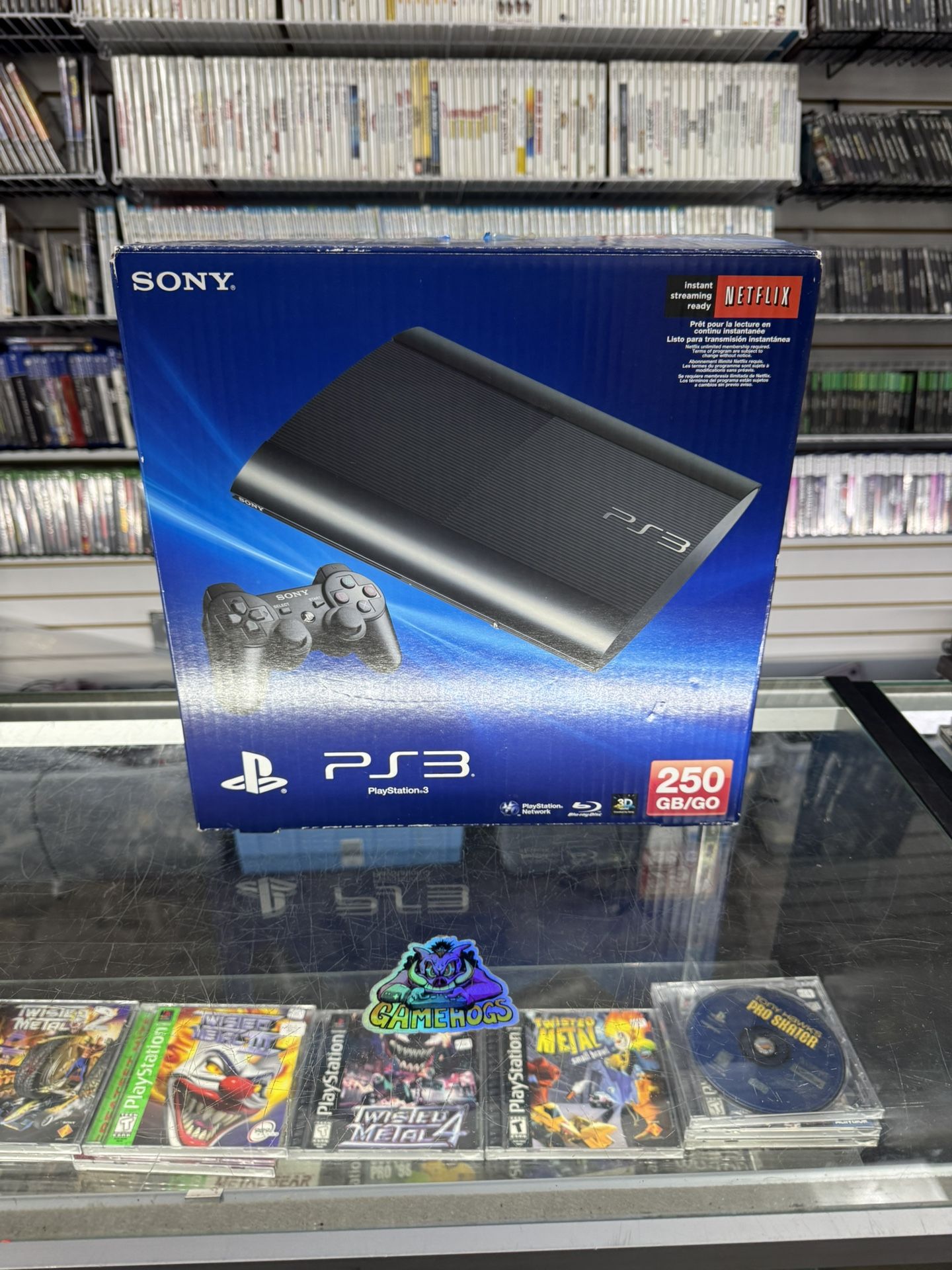 PlayStation 3 Super Slim 250gb $185 Gamehogs 11am-7pm