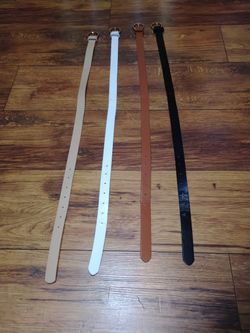 Youth Belt – Multicolor, Adjustable, Casual Style`  
  `Kids Belt –  Adjustable  Faux Leather Brass Buckle, Everyday Wear`
