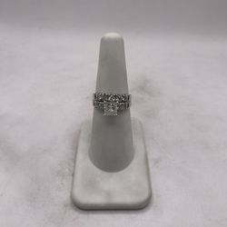 14kt Gold Duo Diamond Engagement Style Ring Set