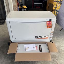 Generac 22,000 Watt - Dual Fuel Air- Cooled Whole House Home Standby Generator, Smart Home Monitoring & 200- AMP Transfer Switch