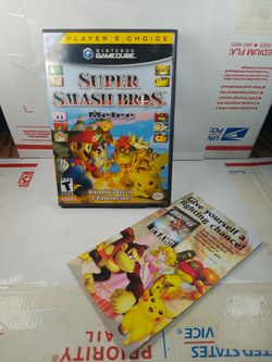 Super Smash Bros Melee Case Only Nintendo Gamecube (No Game,No Manual) Authentic