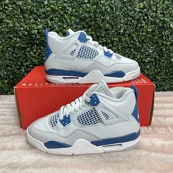 Size 5Y/ 6.5W - Nike Jordan 4 Retro Military Blue 2024 
