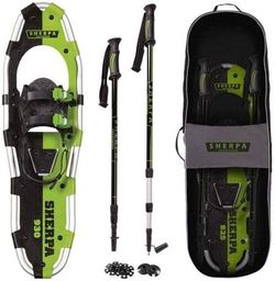 New 25" Snowshoes Men Women Youth Poles + Bag Yukon Charlie's Sherpa Snowshoe Snowshoeing Kits for All Skill Levels

Size 8x25