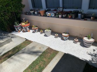 Artist Mosaic planters for sale Small Medium Large