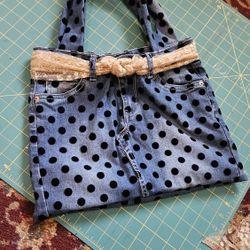 Blue Jean Bag