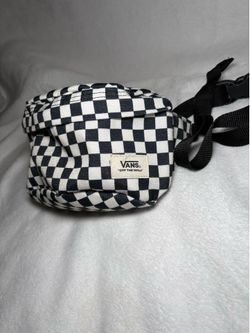 Vans black and white checkerboard Crossbody