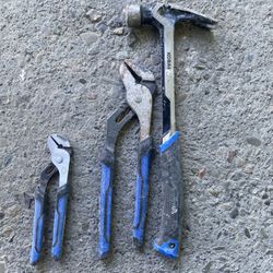 KOBALT Groover Joint Pliers / Hammer 