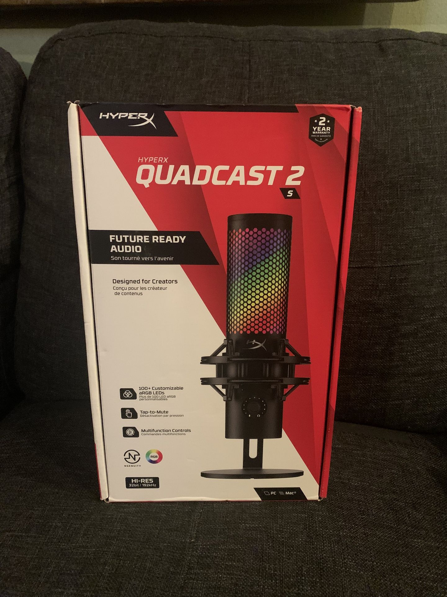 HyperX Quadcast 2 S future ready audio designed for creators