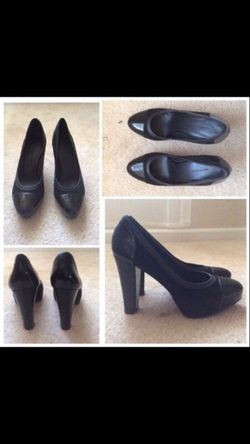 Black banana republic heels