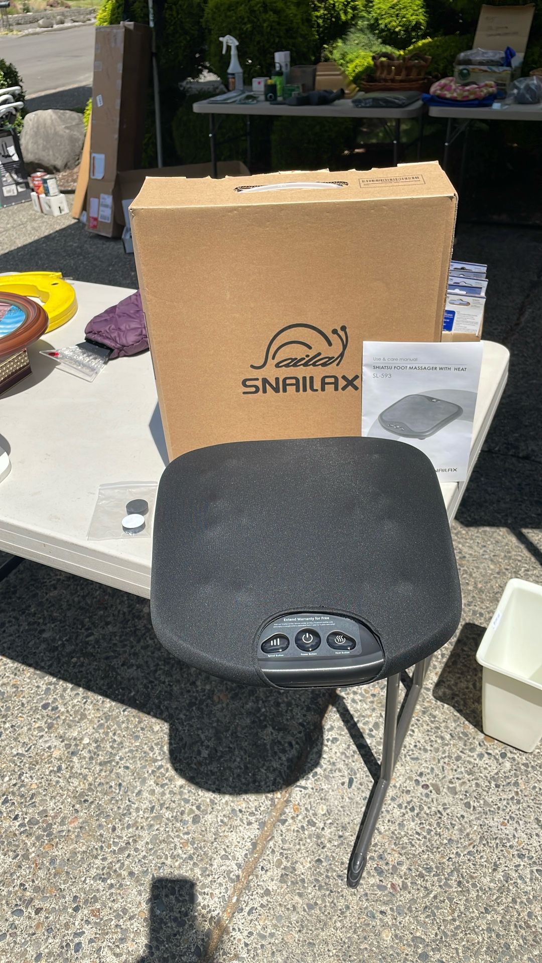 Snails Shiatsu Foot Massager With Heat SL-593