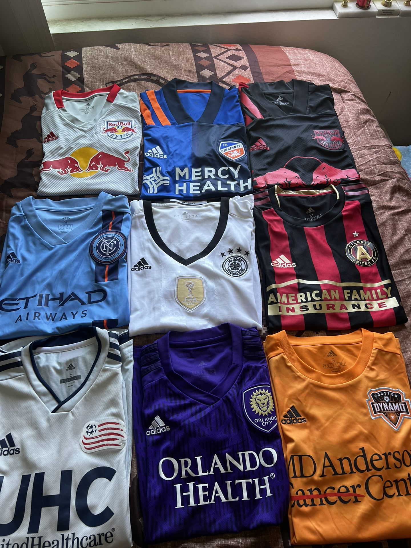 Soccer jerseys