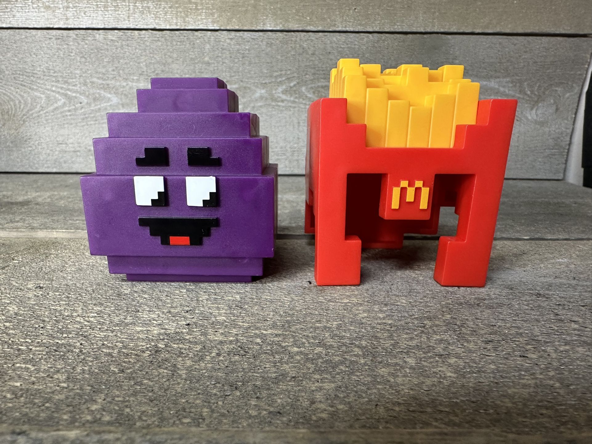 2025 McDonald’s A Minecraft Movie Adult Happy Meal Grimace Fries Egg TOY ONLY