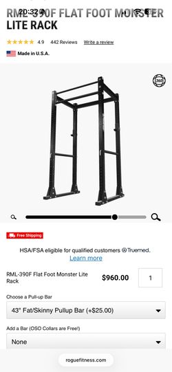 Rogue squat rack
