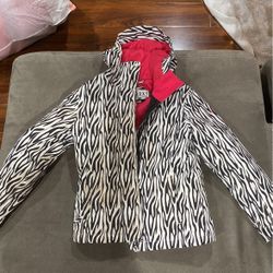 Girls Roxy Snow Jacket Sz 10/12