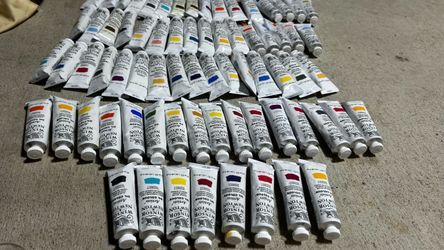 Winsor and Newton artist grade oil paint
