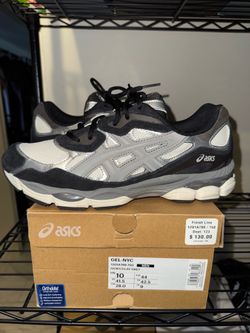 ASICS Gel-NYC Ivory Clay Grey Sz 10