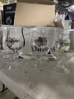 Duvel Set Of Rare Glasses