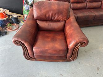Leather couches