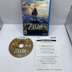 The Legend of Zelda: Breath of the Wild (Wii U, 2017) Tested Working CIB
