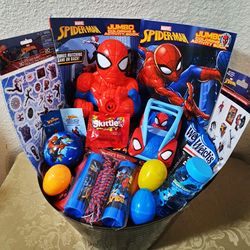 SPIDERMAN EASTER BASKET'S ( PICK UP IN MODESTO.)