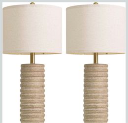PoKatTable Lamps — Set of 2, Brand New